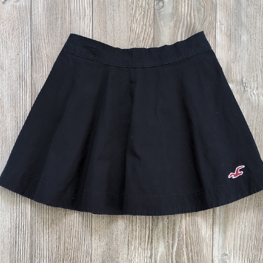 Hollister Navy Blue Circle Skirt XS